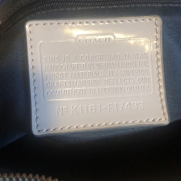 Coach Signature Stripe Small Tote Bag F17433 - Picture 5 of 7